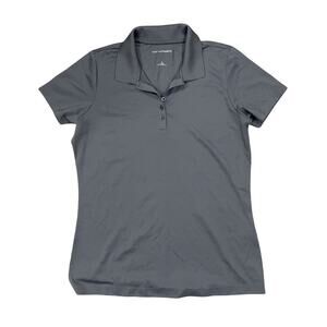 Port Authority Gray Performance Stretch Polo Shirt Ladies Size Small
